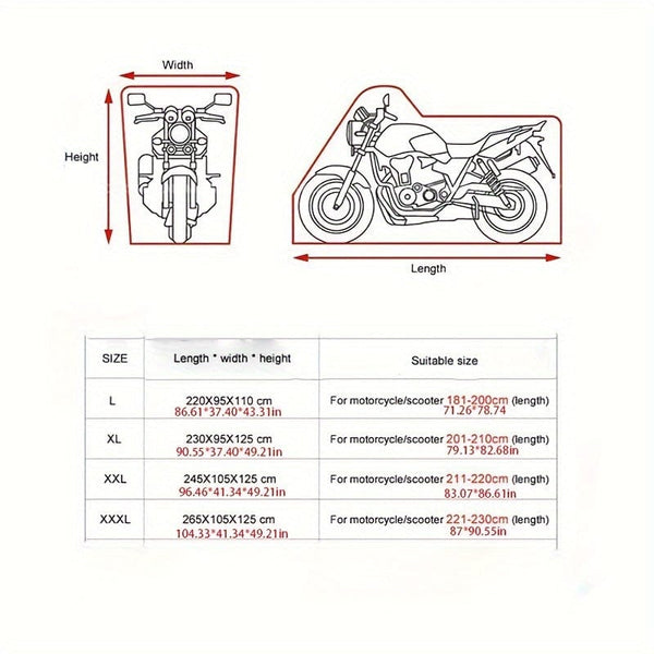 Planet Gates 190t Motorcycle Car Cover, Outdoor Car Cover, Motorcycle Car Clothes Electric Vehicle Cover, Waterproof Sunscreen Bicycle Cover, Waterproof