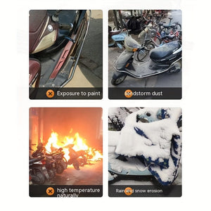 Planet Gates 190t Motorcycle Car Cover, Outdoor Car Cover, Motorcycle Car Clothes Electric Vehicle Cover, Waterproof Sunscreen Bicycle Cover, Waterproof