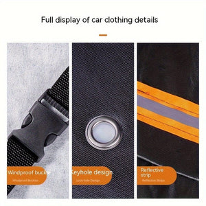 Planet Gates 190t Motorcycle Car Cover, Outdoor Car Cover, Motorcycle Car Clothes Electric Vehicle Cover, Waterproof Sunscreen Bicycle Cover, Waterproof