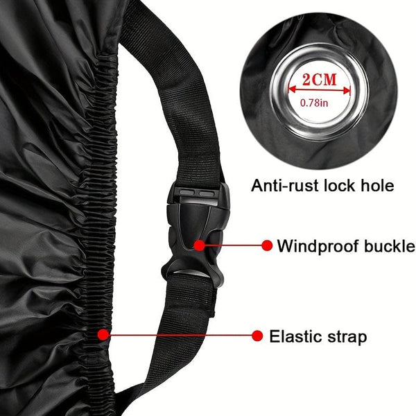 Planet Gates 190t Motorcycle Car Cover, Outdoor Car Cover, Motorcycle Car Clothes Electric Vehicle Cover, Waterproof Sunscreen Bicycle Cover, Waterproof