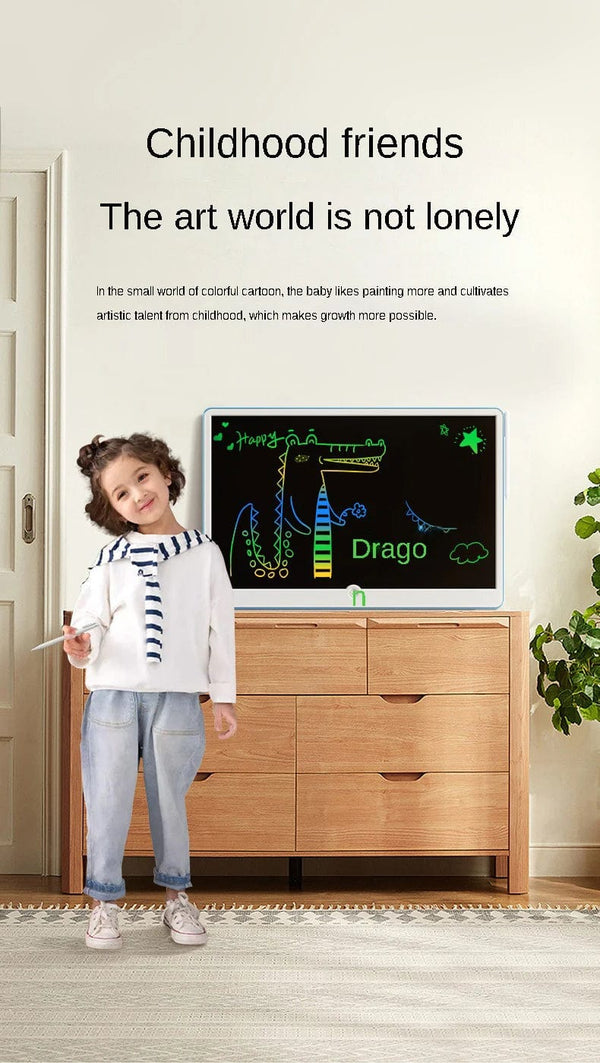Planet Gates 19inch LCD Writing Board,Art Writing Painting Children Tools, Educational Toys for 3 4 5 6 7 Year Old Girls Boys Baby Kids Toys