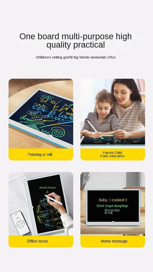 Planet Gates 19inch LCD Writing Board,Art Writing Painting Children Tools, Educational Toys for 3 4 5 6 7 Year Old Girls Boys Baby Kids Toys