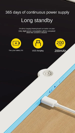 Planet Gates 19inch LCD Writing Board,Art Writing Painting Children Tools, Educational Toys for 3 4 5 6 7 Year Old Girls Boys Baby Kids Toys