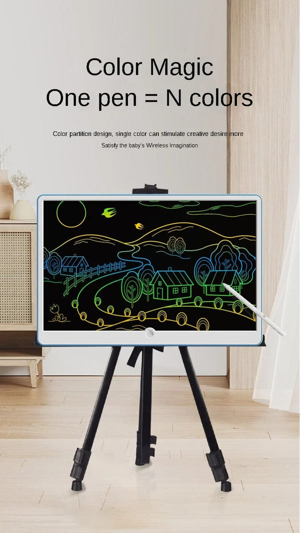 Planet Gates 19inch LCD Writing Board,Art Writing Painting Children Tools, Educational Toys for 3 4 5 6 7 Year Old Girls Boys Baby Kids Toys