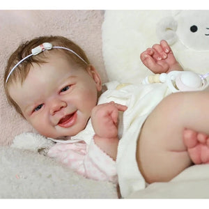 Planet Gates 19inches Already Painted Reborn Doll Kits Soft Vinyl Reborn Baby Dolls Accessories for DIY Realistic Toys DIY Reborn Dolls Kits