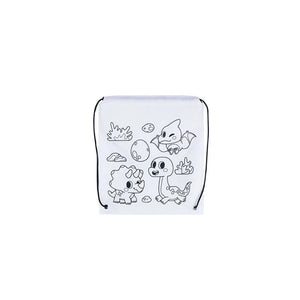 Planet Gates 1bag Children's Graffiti Backpack Bag DIY Coloring Painting Toys for Kids Cute Animal Mermaid Non-Woven Drawstring Bag Drawing Crafts