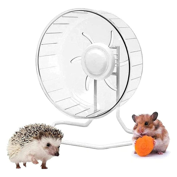 Planet Gates 1C 24cm Hamster Running Rotating Car Hamster Sport Mute Wheel Toy Clear Rotatory Jogging Wheel Small Pet Sports Exercise Cage