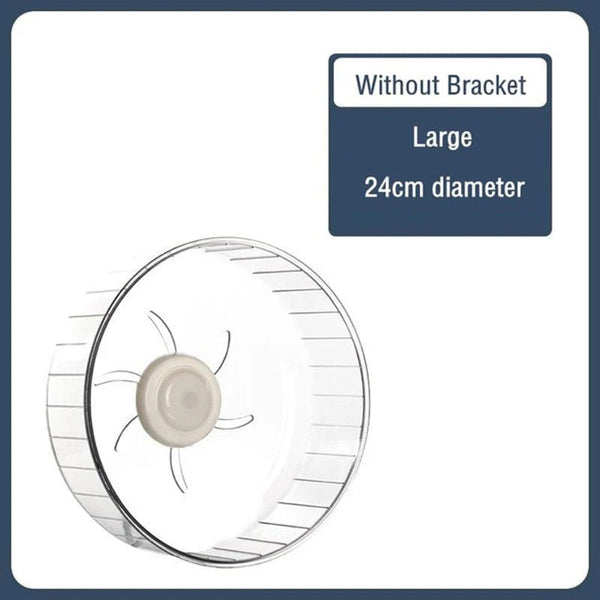 Planet Gates 1C 24cm Hamster Running Rotating Car Hamster Sport Mute Wheel Toy Clear Rotatory Jogging Wheel Small Pet Sports Exercise Cage