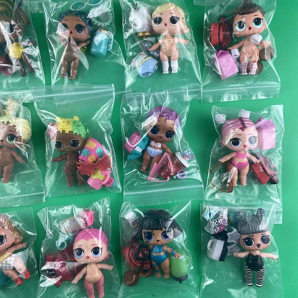 Planet Gates 1Doll+1Clothes+1Shoes+1Baby Bottle+1Glasses Doll Original 8CM Big Sisters Girls DIY Toys And Gifts