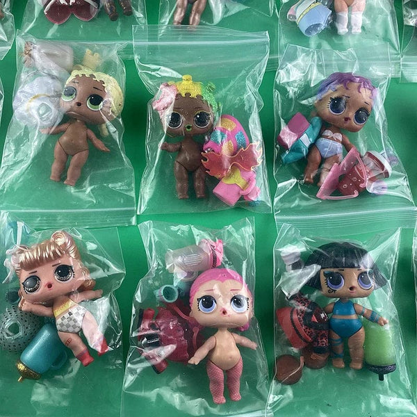 Planet Gates 1Doll+1Clothes+1Shoes+1Baby Bottle+1Glasses Doll Original 8CM Big Sisters Girls DIY Toys And Gifts