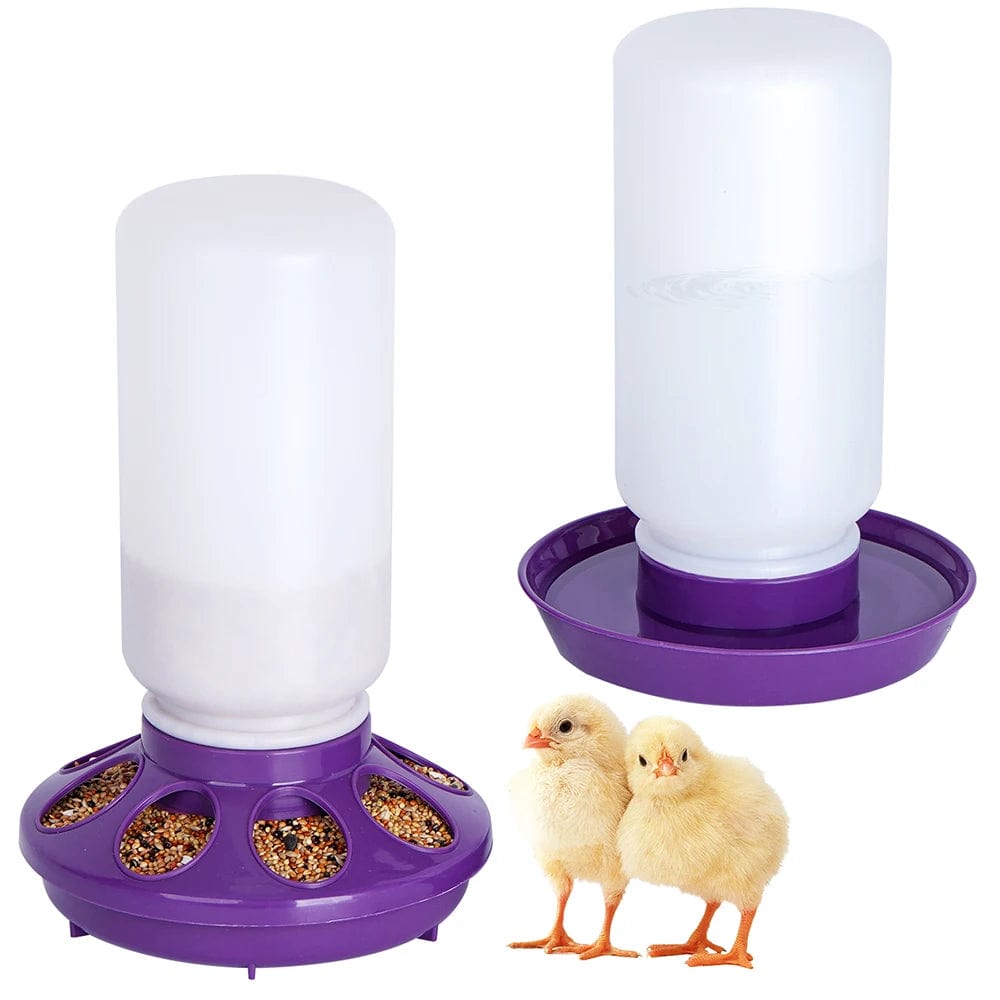 Planet Gates 1L Chicken Feeder Bucket Water Fountain Automatic Chick Drinker Bucket Drinking Quail drinking Bird equipment Waterer