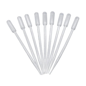 Planet Gates 1ml 100Pcs 0.2/0.5/1/2/3/5/10ML Laboratory Pipette Plastic Disposable Graduated Pasteur Pipette Dropper Polyethylene Makeup Tools