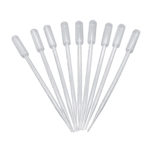Planet Gates 1ml 100Pcs 0.2/0.5/1/2/3/5/10ML Laboratory Pipette Plastic Disposable Graduated Pasteur Pipette Dropper Polyethylene Makeup Tools
