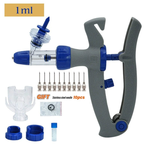 Planet Gates 1ml/2ml /5ml Automatic Veterinary Continuous Syringe Animal Injection Adjustable Vaccine for livestock Pig Cattle Sheep