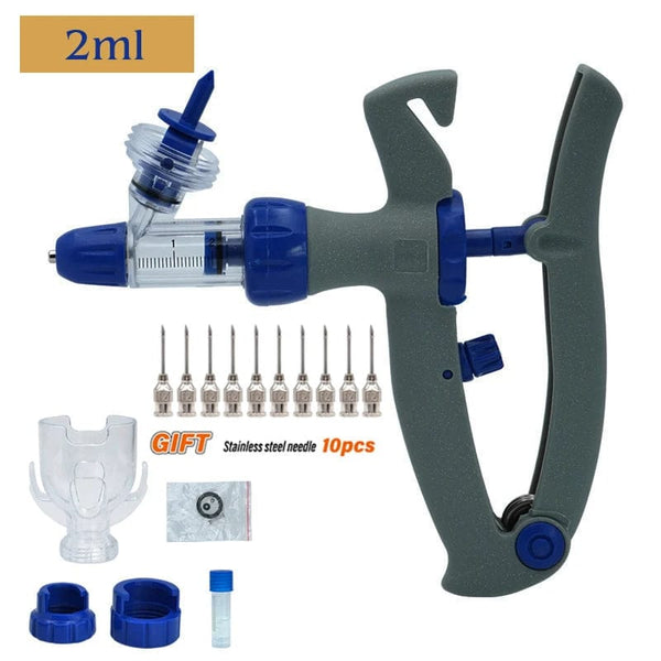 Planet Gates 1ml/2ml /5ml Automatic Veterinary Continuous Syringe Animal Injection Adjustable Vaccine for livestock Pig Cattle Sheep