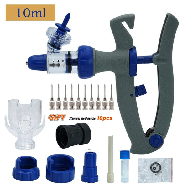 Planet Gates 1ml/2ml /5ml Automatic Veterinary Continuous Syringe Animal Injection Adjustable Vaccine for livestock Pig Cattle Sheep