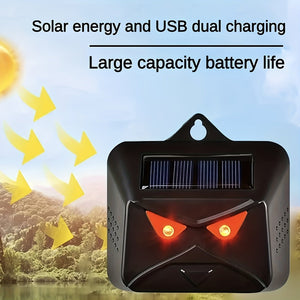 Planet Gates 1pack 1 Pack, Keep Wildlife Away With Solar Nocturnal Animal Repeller Red LED Light Waterproof Predator Repellent For Gardens, Farms & Chicken Coops Strobe Light Effective Deer Deterrent For Outdoor Use