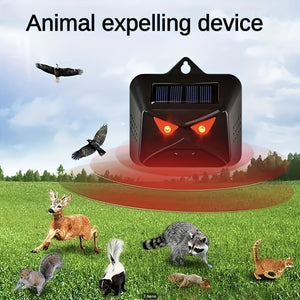 Planet Gates 1pack 1 Pack, Keep Wildlife Away With Solar Nocturnal Animal Repeller Red LED Light Waterproof Predator Repellent For Gardens, Farms & Chicken Coops Strobe Light Effective Deer Deterrent For Outdoor Use