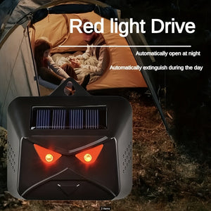 Planet Gates 1pack 1 Pack, Keep Wildlife Away With Solar Nocturnal Animal Repeller Red LED Light Waterproof Predator Repellent For Gardens, Farms & Chicken Coops Strobe Light Effective Deer Deterrent For Outdoor Use