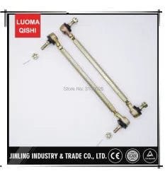 Planet Gates 1Pair/2pcs M10-M10 210mm 220mm 230 240mm 250mm 260mm 300mm ATV Tie Rod Kits Fit Ball Joint for China Chinese ATV Quad Bike Parts