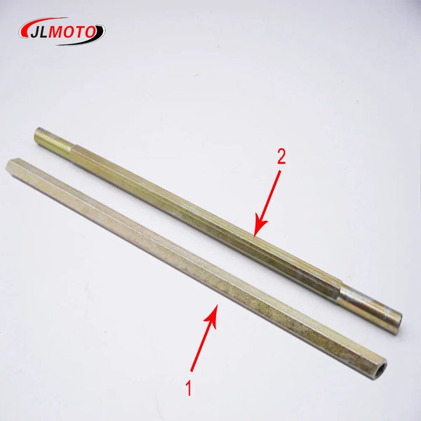Planet Gates 1Pair/2pcs M10-M10 210mm 220mm 230 240mm 250mm 260mm 300mm ATV Tie Rod Kits Fit Ball Joint for China Chinese ATV Quad Bike Parts