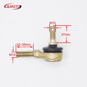 Planet Gates 1Pair/2pcs M10-M10 210mm 220mm 230 240mm 250mm 260mm 300mm ATV Tie Rod Kits Fit Ball Joint for China Chinese ATV Quad Bike Parts