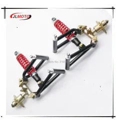 Planet Gates 1Pair/2pcs M10-M10 210mm 220mm 230 240mm 250mm 260mm 300mm ATV Tie Rod Kits Fit Ball Joint for China Chinese ATV Quad Bike Parts
