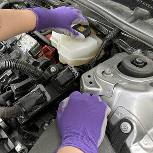 Planet Gates 1pair/3pairs/ 6pairs Unisex Gardening Gloves Durable Waterproof Oil Resistant Non-Slip Anti-stab Handwork Protective Gloves