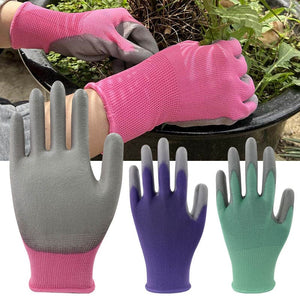 Planet Gates 1pair/3pairs/ 6pairs Unisex Gardening Gloves Durable Waterproof Oil Resistant Non-Slip Anti-stab Handwork Protective Gloves