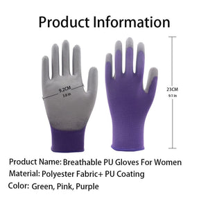 Planet Gates 1pair/3pairs/ 6pairs Unisex Gardening Gloves Durable Waterproof Oil Resistant Non-Slip Anti-stab Handwork Protective Gloves