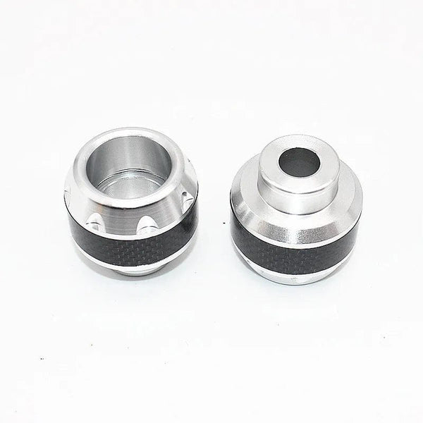 Planet Gates 1pair A 05 2Pcs Universal Motorcycle Crash Protector Aluminium Front Fork Protector Motorbike Motorcycle Wheel Protection Crash Cap Slider