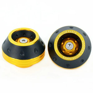 Planet Gates 1pair B 05 2Pcs Universal Motorcycle Crash Protector Aluminium Front Fork Protector Motorbike Motorcycle Wheel Protection Crash Cap Slider