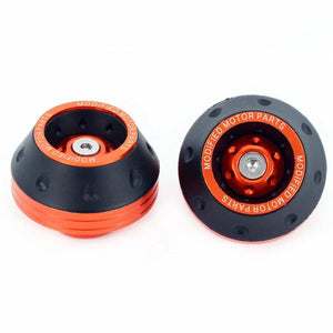 Planet Gates 1pair B 07 2Pcs Universal Motorcycle Crash Protector Aluminium Front Fork Protector Motorbike Motorcycle Wheel Protection Crash Cap Slider