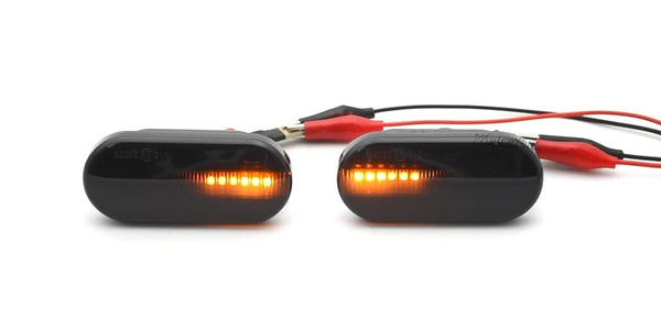Planet Gates 1Pair Dynamic Flowing LED Side Marker Turn Signal Light For VW Transporter T5 Polo Golf 3 4 Passat B5 Sharan Lupo Bora Multivan