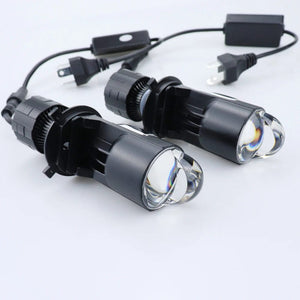 Planet Gates 1pair / LHD / H4/9003/HB2 Hi/Lo 160W 28000LM Auto Lamp Mini Lens LED H4 9003 HIB2 Bulbs Headlight Car Motorcycle Dual Projector Len LED Automotive Moto 12V 24V