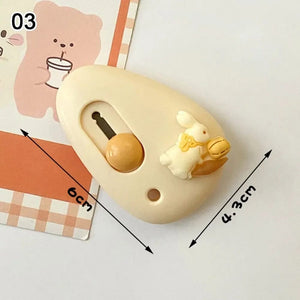 Planet Gates 1pc-03 1PC Mini Utility Knife Cute Retractable Letter Opener Box Cutter Portable Carton Opener Paper Cutting Tool Random Color