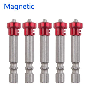 Planet Gates 1PC 1/2/3Pcs 48mm S2 Alloy PH2 Phillips Magnetic Screwdriver Bits 1/4 Inch Hex Shank Drywall Screwdriver Hand Electric Screw Tool