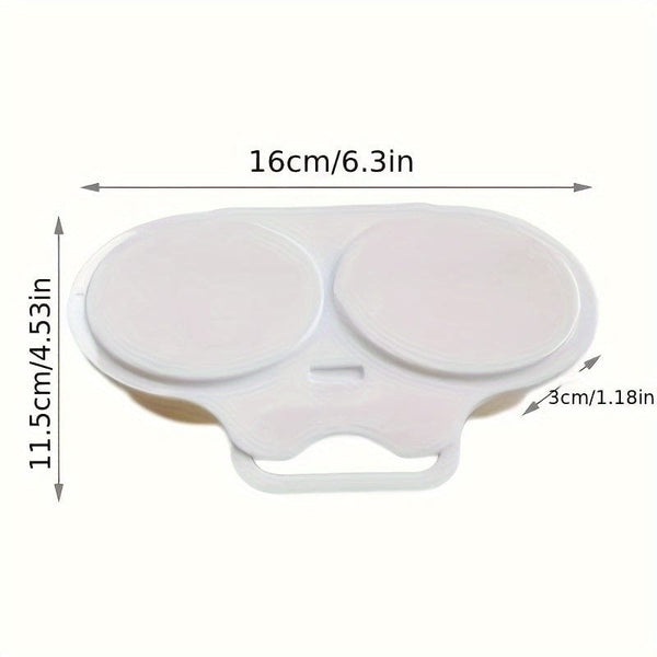 Planet Gates 1pc 1 Egg Cooker, Circular Plastic Egg Frying Tool, Kitchen Supplies, Microwave Egg Steamer, Fryer, Plastic Microwave Egg Steamer, Plastic Egg Fryer, Kitchenware