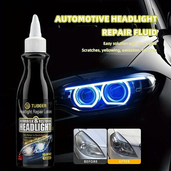 Planet Gates 1pc / 120ml Car Headlight Repair Liquid, Universal Heat Resistant Long Lasting Protective Headlight Repair Car Headlight Renovation Repair Agent