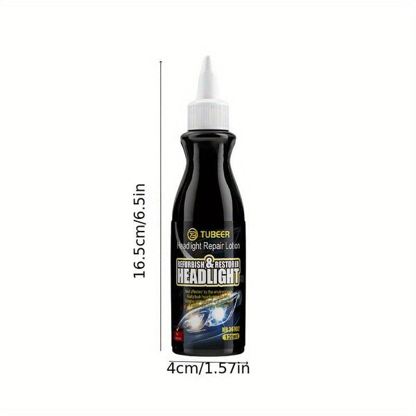 Planet Gates 1pc / 120ml Car Headlight Repair Liquid, Universal Heat Resistant Long Lasting Protective Headlight Repair Car Headlight Renovation Repair Agent