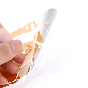 Planet Gates 1pc 15x11CM Respect For Bikers Stickers Car Decals Motorcycle Vinyl Stickers Auto Decoration Reflective Waterproof Stickers