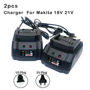 Planet Gates 1pc 18V 21V Battery Charger Suitable For Makita Tools EU/US Plug Power Tool Portable High Quanlity Smart Fast Li-ion Charging