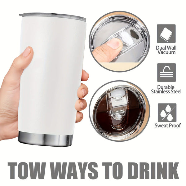 Planet Gates 1pc 1pc, 20oz TOUCH MY COFFEE I WILL SLAP YOU SO HARD Cup Stainless Steel Tumbler, Funny Print Double Wall Vacuum Insulated Travel Mug, Gifts For Parents, Relatives And Friends