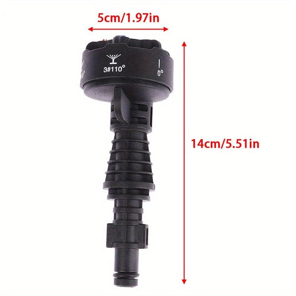 Planet Gates 1pc 1pc 6 in1 Car Multifunctional High Pressure Cleaner Nozzle, For Wash High Pressure Water Car Washing Accessories
