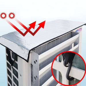 Planet Gates 1pc 1pc Air Conditioner Umbrella 2 Layers Aluminum Air Conditioner Outside Thermal Cover The Minimal Contrast Restraint Air Conditioner Home Outside Cover Air Conditioner Protector