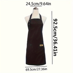 Planet Gates 1pc 1pc Apron, Household Waterproof And Oil-proof Apron, Adjustable Bib Apron, Kitchen Cooking Aprons