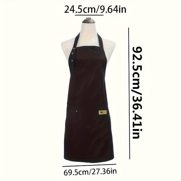 Planet Gates 1pc 1pc Apron, Household Waterproof And Oil-proof Apron, Adjustable Bib Apron, Kitchen Cooking Aprons