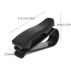 Planet Gates 1pc 1pc Car Glasses Holder Car Ticket Holder ID Holder Car Interior Supplies Car S-shaped Glasses Holder