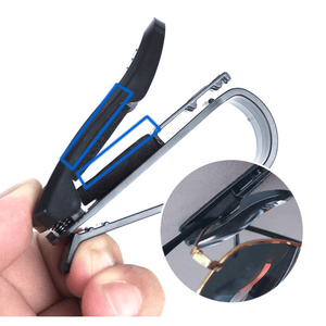 Planet Gates 1pc 1pc Car Glasses Holder Car Ticket Holder ID Holder Car Interior Supplies Car S-shaped Glasses Holder