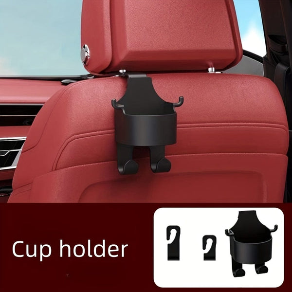 Planet Gates 1pc 1pc Car Seat Back Hanging Cup Holder, Keep Your Drinks Handy & Secure In Your Car, Car Hooks With Phone Holder